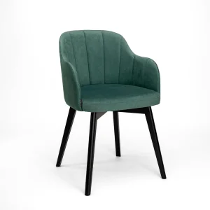 Dark Green Velvet Dining/Office Chair